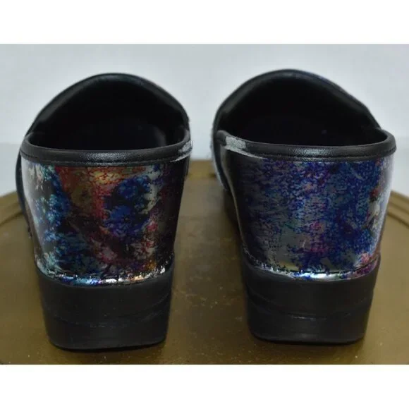 Dansko Metallic Wash Patent Professional Work Nurse Clogs 41 US 11.5 -Flaws- - Picture 4 of 13